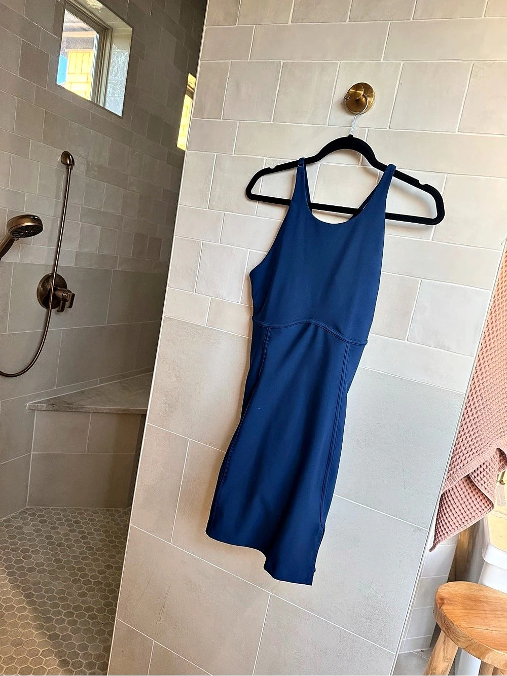 YPB Blue athletic Dress with matching sweatshirt. Medium